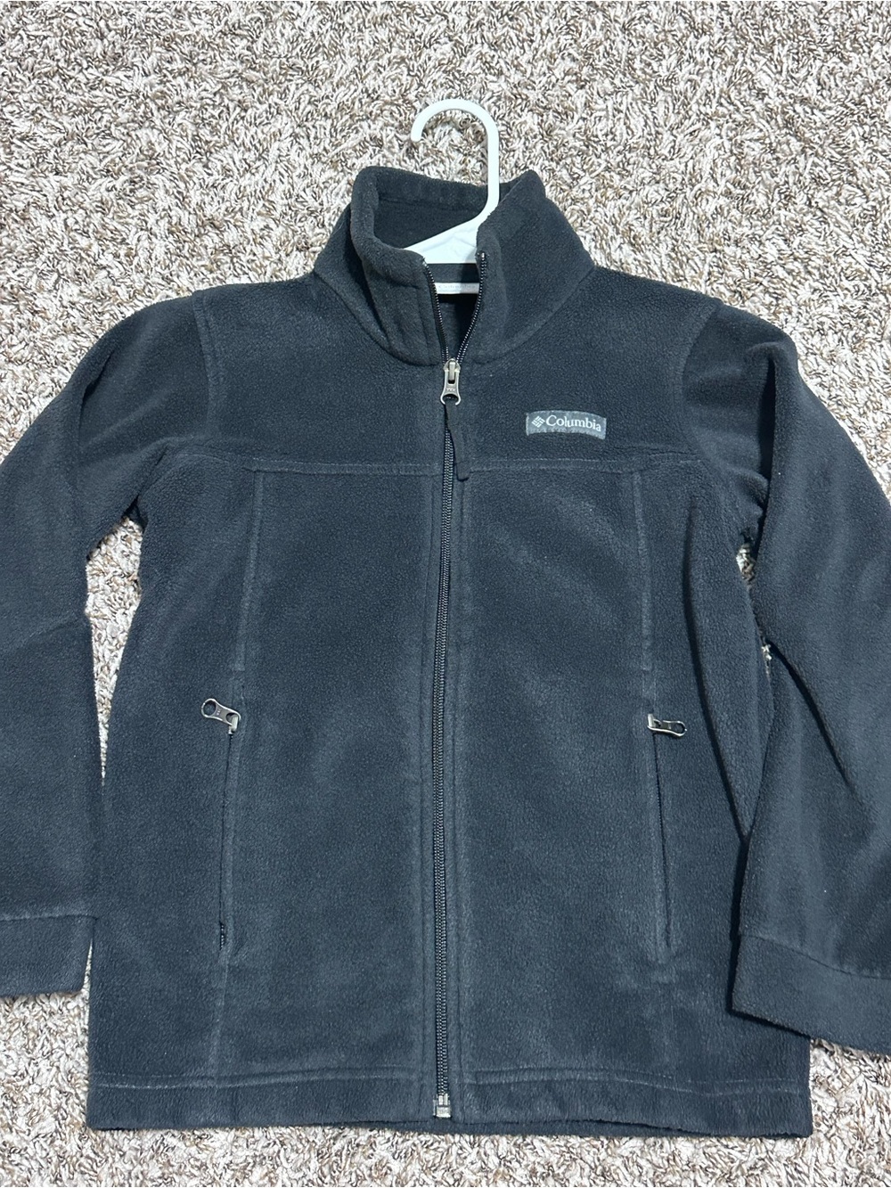 Columbia Kids Black Full-Zip Fleece Jacket